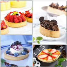 27 Pack Stainless Steel Tart , Heat-Resistant Perforated Cake Mousse Cake Mousse Molds Circle Cutter Pie