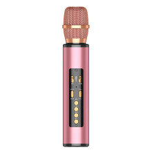 TWS Wireless Karaoke Microphone with Speaker Home Party Performance Singing Microphone for Kids-