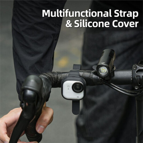 Expandable Strap for  GO Ultra Silicone Protective Case Multi-Function Sports Camera Wrist Strap White 2