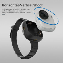 Expandable Strap for  GO Ultra Silicone Protective Case Multi-Function Sports Camera Wrist Strap White