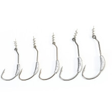 26pcs Barbed Sharp Fishing Hooks Set, Silver, 2-7g