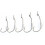26pcs Barbed Sharp Fishing Hooks Set, Silver, 2-7g 1