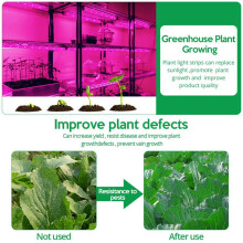 6X LED Grow Light Full Spectrum 5V USB Grow Light Strip 2835 LED for Plants Greenhouse Hydroponic Growing 100cm