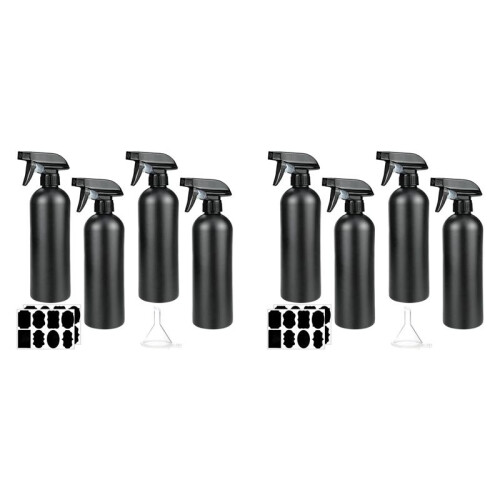 FöRpackning med 8 Sprayflaskor, 500 Ml, Sprayflaskor i Plast, Sprayflaskor för FrisöRer, Sprayflaskor för VäXter för HåR, RengöRing