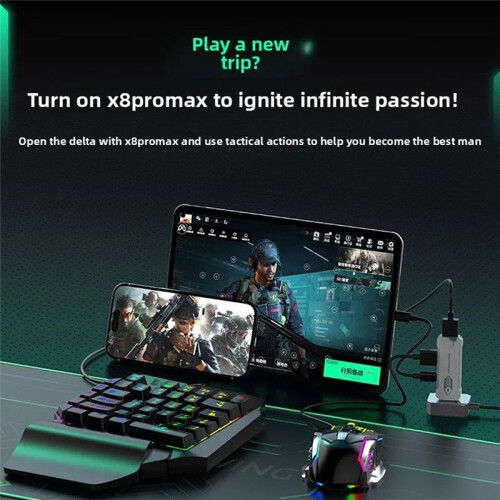 New X8Pro Max Keyboard and Mouse Converter High Sensitivity BT5.3 for Android for Harmony Mobile Phone Game Converter 2