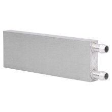 Aluminum CPU Water Cooler Block 40x120x12mm Liquid Heat Sink for PC Cooling