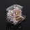 Practical Transparent Cotton Swab Organizer Box – 8.8x7.7x9cm 4