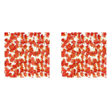 24 Strands Fall Maple Leaves Autumn Ivy Garland Artificial Maple Vines Garland for Thanksgiving,Christmas,Home Decors