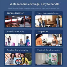 4G LTE CPE K12 Router 150Mbps Download Speed Supports 32 Devices Voice Calls CAT4 WiFi Sim Card Slot External Antenna