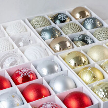 2X Weihnachten Kugel Kugeln Große Baum Schmuck Kugeln Weihnachten Feier Hängende Ornamente Weihnachten Schmuck für Neues Jahr-B