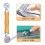 Screen Repair Kit, Screen Roller Tools,Roller with Bearing & Removal Hook & Screen Clips, Screen Spline for Install 2