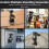 BRDRC Magnetic Adapter Mount for  Osmo Pocket 3,Adasutable Angle Stand Metal Expansion Frame Clip Cycling/Vlog 2