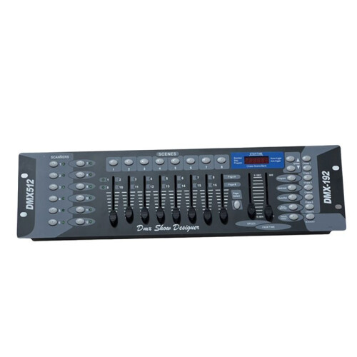 192 Channel DMX512 Controller Professional Stage Light Console for DJs, Parties, Weddings, Festivals EU Plug