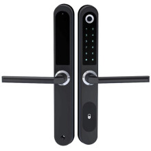 Tuya Door Lock Fingerprint Biometric Waterproof Digital Electronic Lock APP IC Card Password Aluminum Alloy Lock A