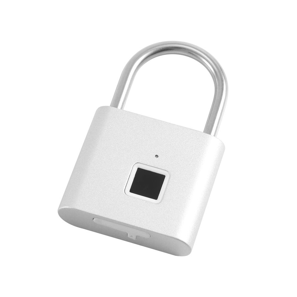 Fingerprint Padlock,Portable Anti-Theft Usb Charging Fingerprint Lock For Lockers, Suitcases, Backpacks Etc Can Support 6032653617865