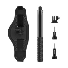 PULUZ Selfie Stick Monopod and Waist Belt Mount Strap for / X4/ and More Panorama Action Cameras