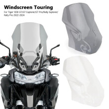Motorcycle Windscreen Windshield Covers for Tiger1200 Pro Tiger 1200 / Explorer/Rally Pro 2022-2024 Transparent