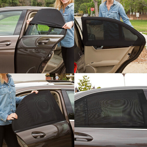 Foldable Car Sunshade Curtain Set