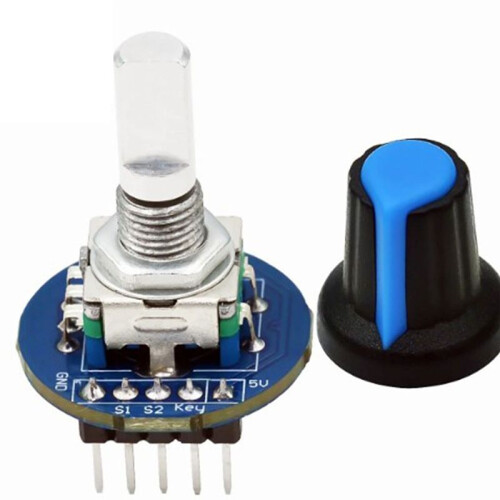 EC11 Encodermodul Drehpotentiometermodul Encoder Drehpotentiometer mit Knopfkappe 1