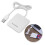 White Portable USB Smart Card Reader, Full Speed, Compact Size 5