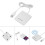 White Portable USB Smart Card Reader, Full Speed, Compact Size 9