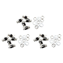 15 Stuks 5,5 mm X 2,1 mm -Voedingsaansluiting Vrouwelijke Paneelmontageconnector