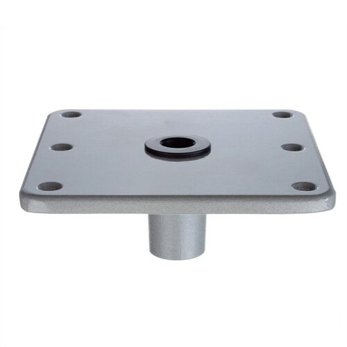 Base de Assento de  7x7 Polegadas, Pedestal e Base com Soquete de Pino de 3/4 Polegadas, Acessórios para , Montagem de Assento de Poste