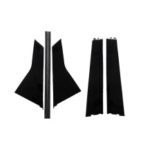 1Set Front+Rear Windshield B Pillar Post Trim Panel for Accord 2017-2023 72430-THA-H01/72470 72930-THA-H01/72970