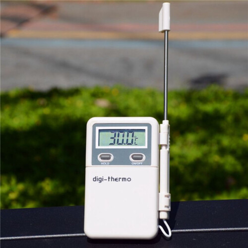 Multifunctional Electronic Thermometer LCD Digital Temperature Detector External Sensor Thermometer for Kitchen Baking 1