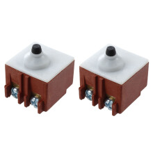 2X Winkelschleifer AC 250V 6A 125V / 12A DPST Drucktaster fuer  6-100