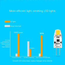 Ampoule LED G4 12V COB LED Ampoule G4 1.5W Angle de Faisceau 360 pour Remplacer la Lampe HalogèNe 15W (Blanc Chaud)