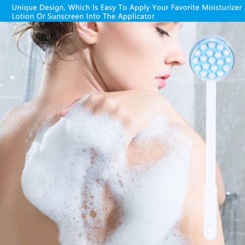Long Handled Body Lotion Applicator with Rotating Balls, 42cm 2