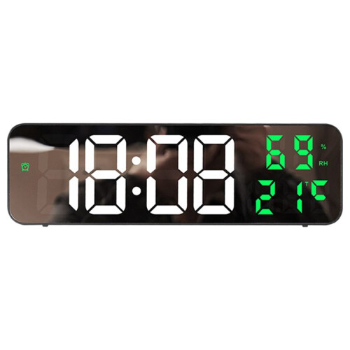 Digital LED Alarm Clock with  Screen Digital Display Clock Temperature Display Clock for Livingroom Decorative Clock