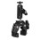 C1FD Rotating Two   Camera Clamp Adapter Cold Shoe Connection Fit Action Camera Smartphones 3