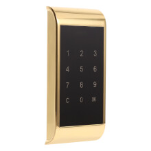 Touch Screen Password Lock for Cabinet Gold