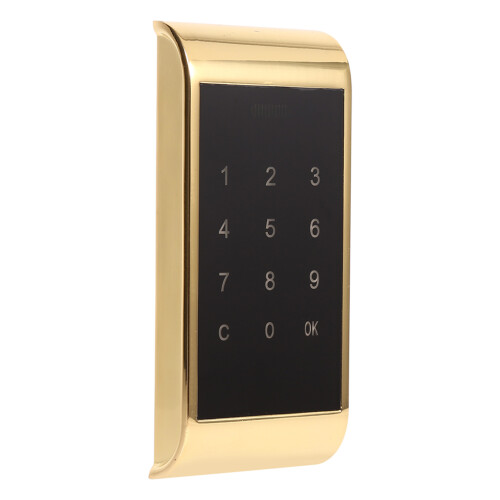 Touch Screen Password Lock for Cabinet Gold