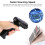 Wireless Bluetooth 4.0 & USB 3.0 Handheld Barcode Scanner, 750mAh, Black 1