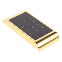 Touch Keypad Electronic Lock Gold 11.5x5.35cm Coded Secure Cabinet