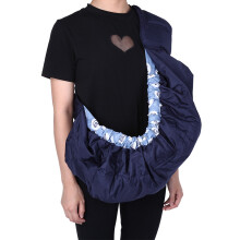 Verstellbarer Babytragen-Ring-Sling Neugeborenen-Tragetuch 0-6 Monate 9kg Blau