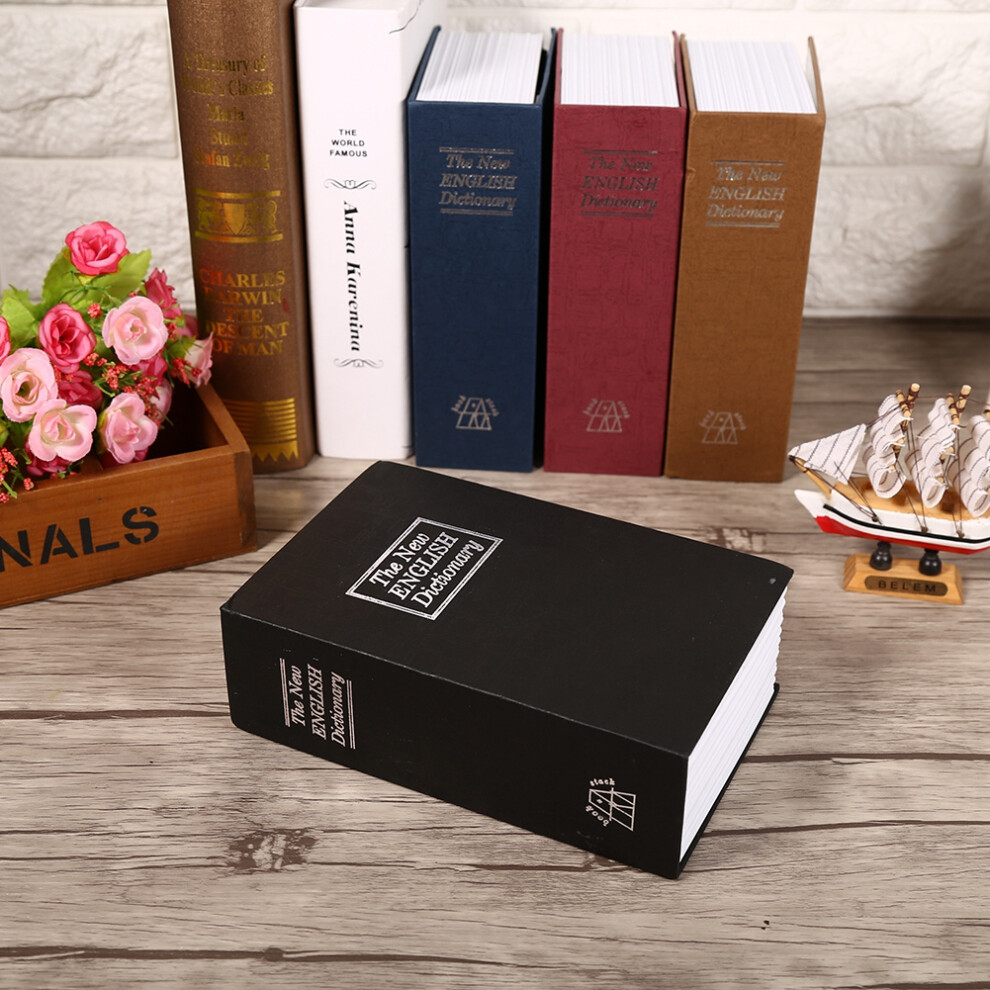 Black 1Pc Safe Lock Dictionary Secret Book For Cash Jewelry Hidden 4921389259734
