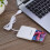 White Portable USB Smart Card Reader, Full Speed, Compact Size 6