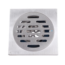 Bathroom Stainless Steel Square Floor Drain Cover Anti-odour Waste Gate Type 2
