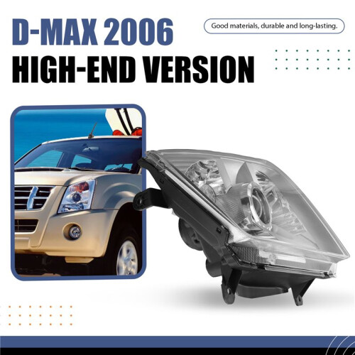 Car Front Headlight  Light Turn Signal Lamp Daytime Running Lights for  D-MAX 2006 High Configuration Left 2