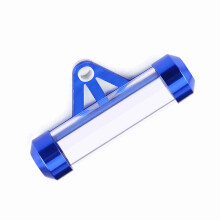 Waterproof Blue Motorcycle Tax Tube Holder 11x2.6cm Universal Fits