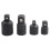 4pcs Chrome Vanadium Socket Adapter Set 1/2" 3/8" 1/4" Black 2