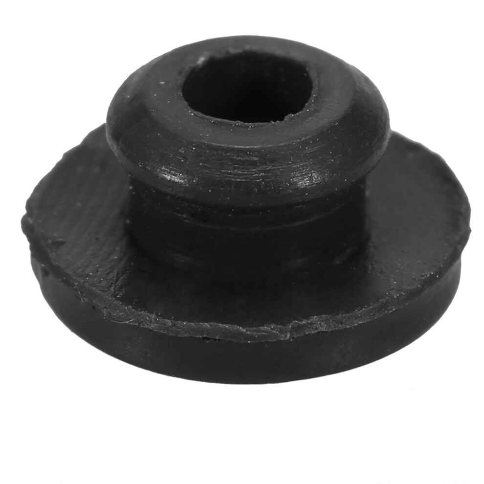 Black 100Pcs Rubber Tattoo Needle Grommet - Durable, Disposable