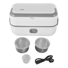 Elektrische lunchbox, 1,2 liter, roestvrij staal, AU-stekker