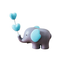 Lucky Elephant Cake Topper Resin5x2.5x5cm