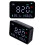 CO2Meter Portable Digital Screen Wall Mounted5V500mA Hollow Sensor USB Charging Black Temperature Humidity Analyzer 8