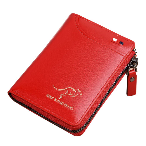RFID Leather Wallet for Men – Anti-Theft, 14Card Slots, 1
